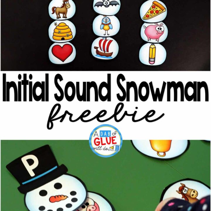 Initial-Sound-Snowman-Pinterest-720x720 Snowman Printables for Preschoolers