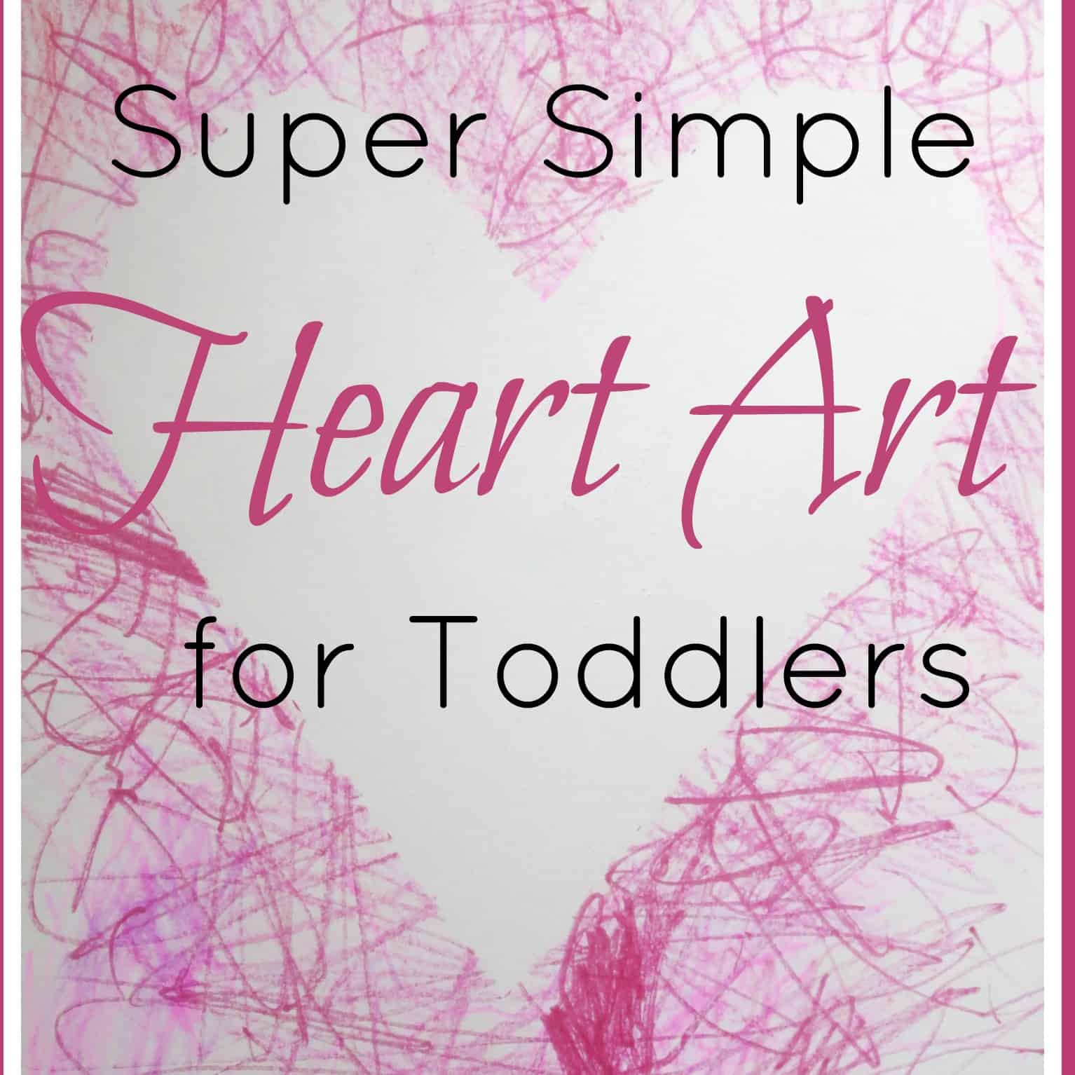 Simple-Heart-Art-Toddlers-S Homemade Valentines Card Ideas