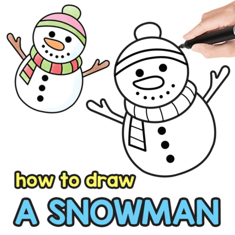 Snowman-Directed-Drawing-Guide-480x480 Snowman Printables for Preschoolers