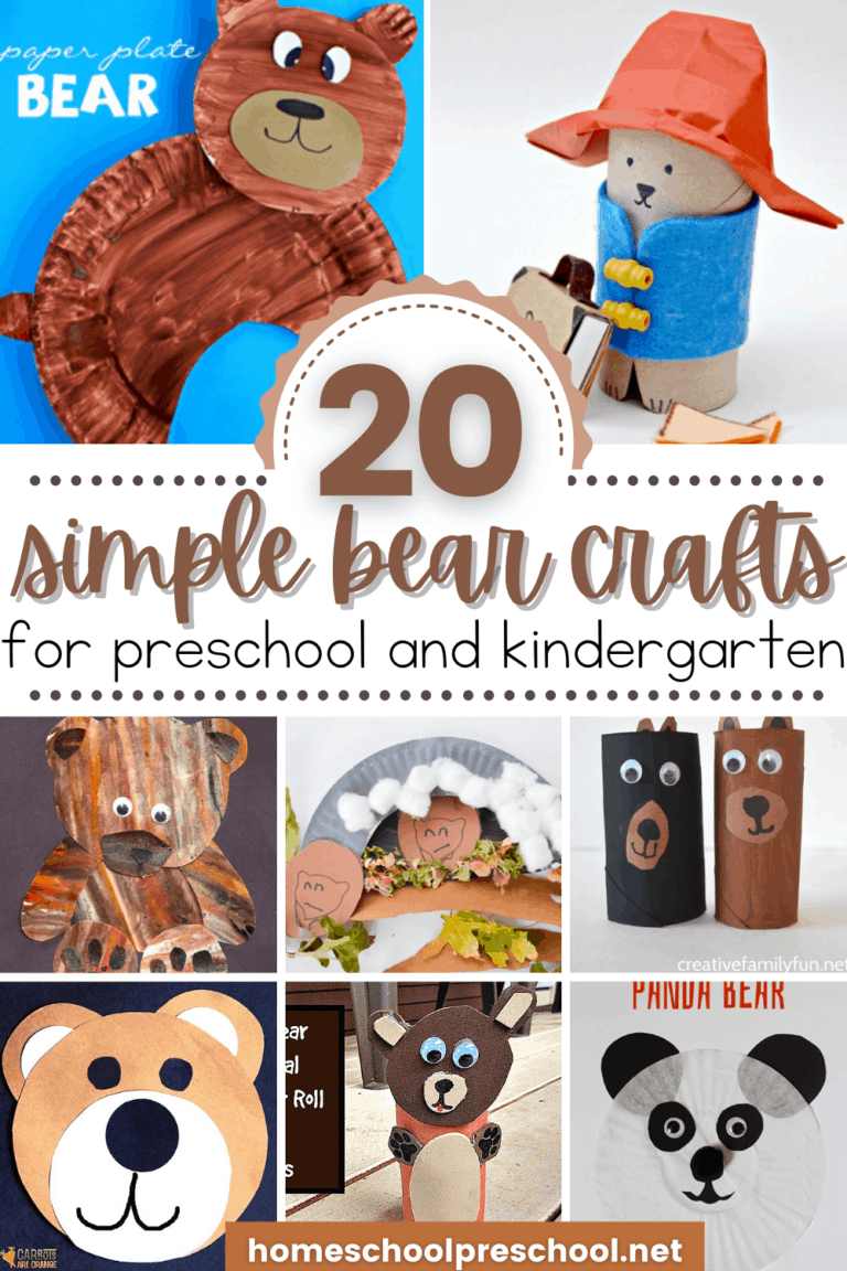 Bear Crafts for Kindergarten