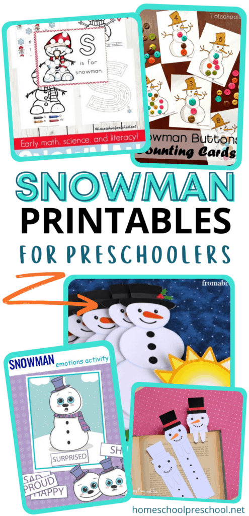 snowman-printables-2-495x1024 Snowman Printables for Preschoolers