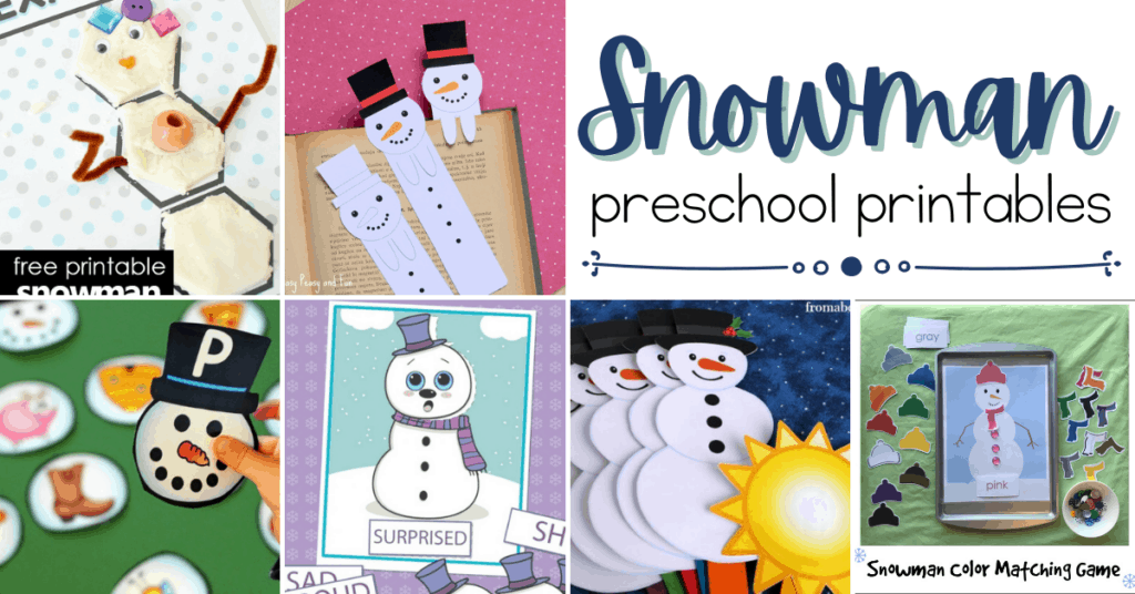 snowman-printables-fb-1024x536 Snowman Printables for Preschoolers