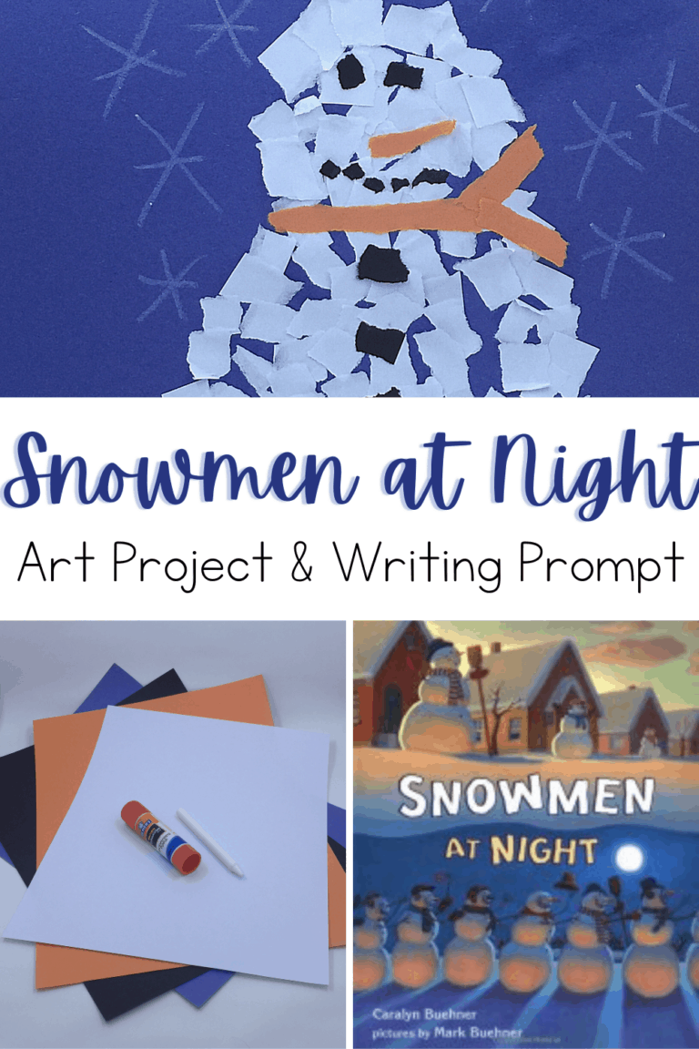 Snowmen at Night Art