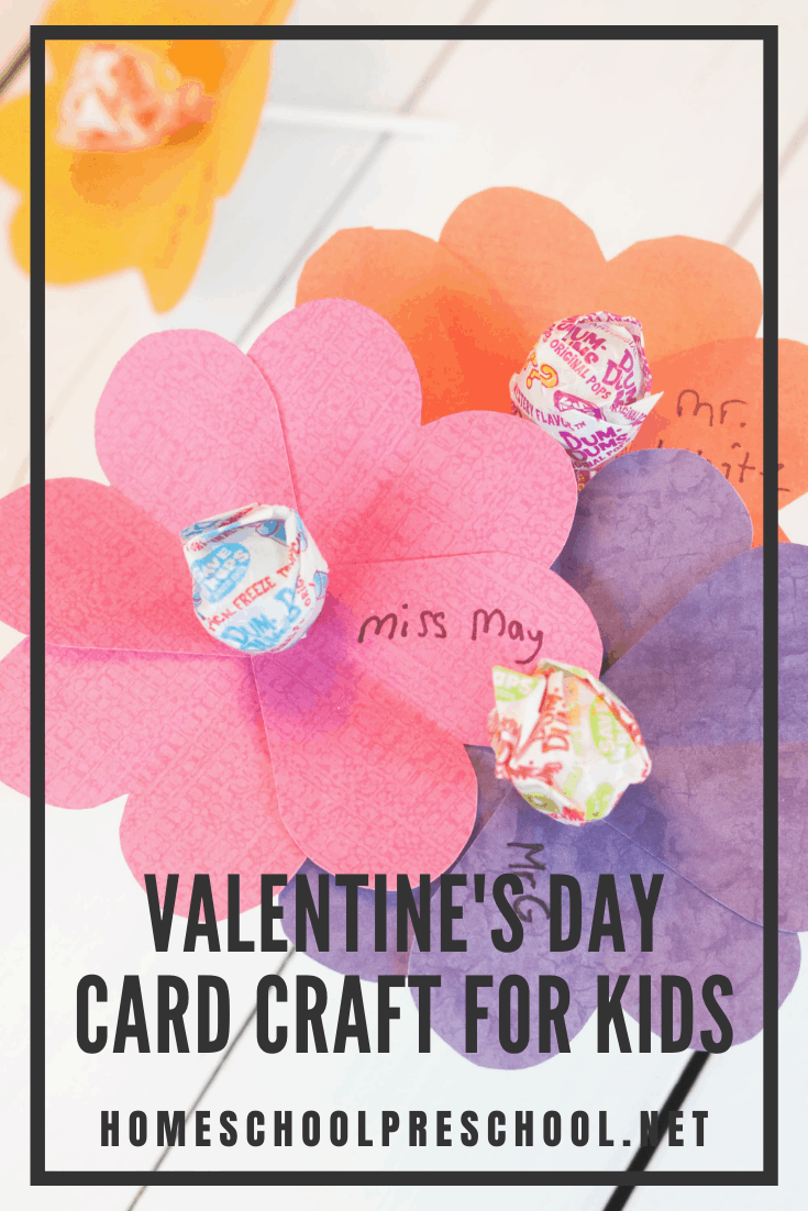 Valentine Card Craft for Preschoolers