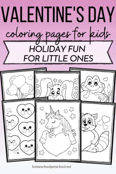 Free Printable Valentines Coloring Pages for Preschool