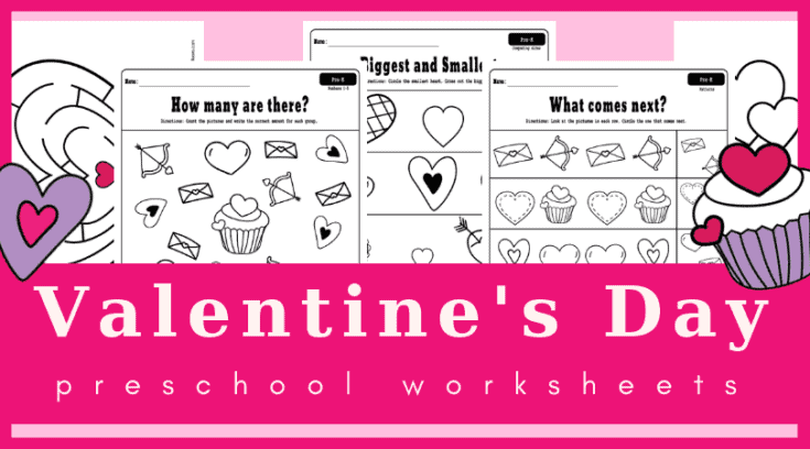 valentines-day-worksheets-preschool-735x408 Free Printable Valentine Activity Pages