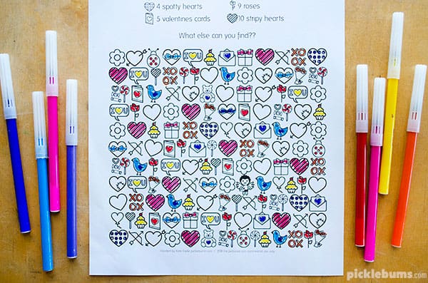 valentins-find-and-colour2 Free Printable Valentine Activity Pages