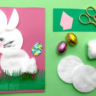 Cotton-Pad-Bunny-Art-320x320 Easter Bunny Crafts for Preschoolers