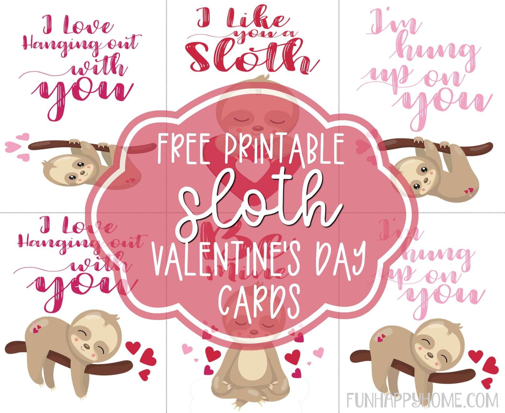 Adorable Printable Animal Valentine Cards for Kids