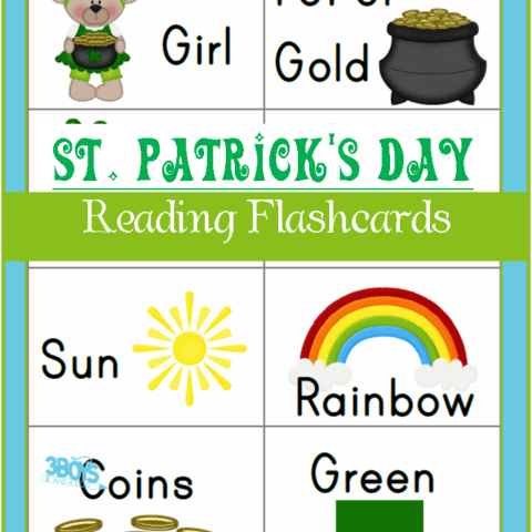 Read-Flashcards-480x480 St Patrick's Day Printables