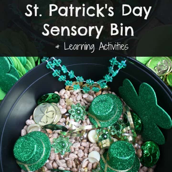 St.-Patricks-Day-Sensory-Bin-720x720 St Patrick Preschool Sensory Play