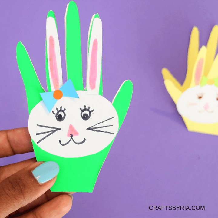 handprint-bunny-Featured-image-720x720 Easter Bunny Crafts for Preschoolers