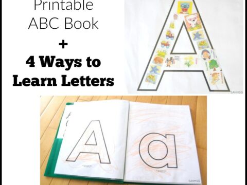 Image for Printable ABC Book: Preschool Learning Activities