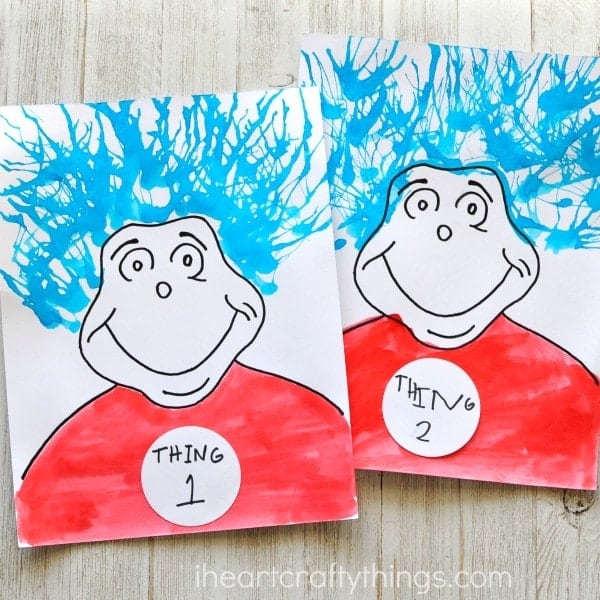 thing-1-thing-2-dr-seuss-craft Dr Seuss Crafts