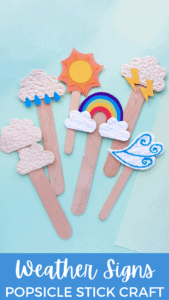 Weather Popsicle Stick Craft