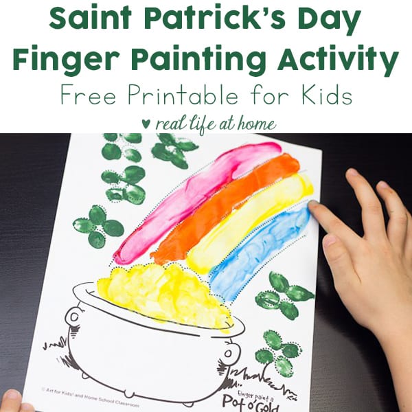 Finger_Painting_Pot_Gold_sq St Patricks Day Kid Crafts