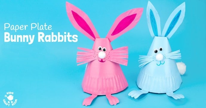Paper-Plate-Bunny-Rabbit-Craft-600x315-1 Rabbit Crafts for Preschoolers