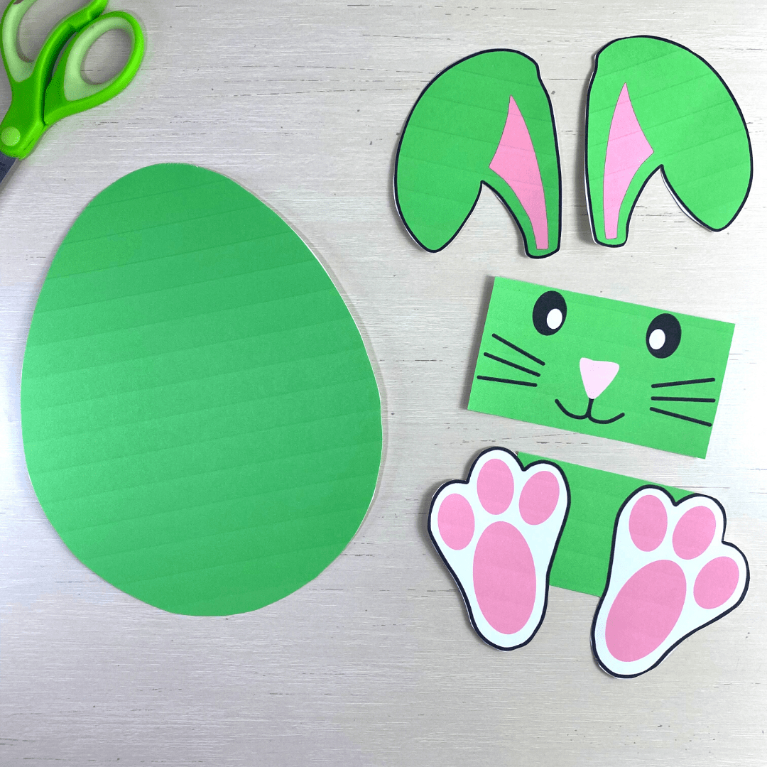 Easter Bunny Paper Craft for Preschoolers
