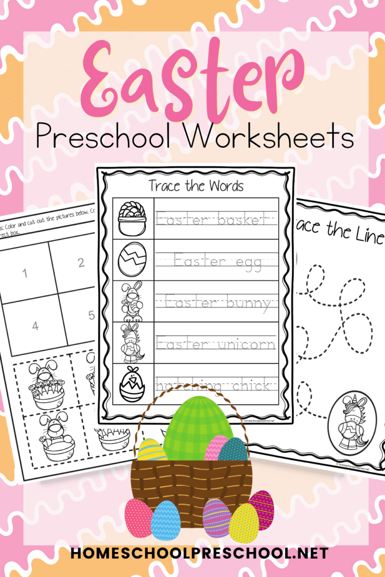 Easter Worksheets for Preschoolers