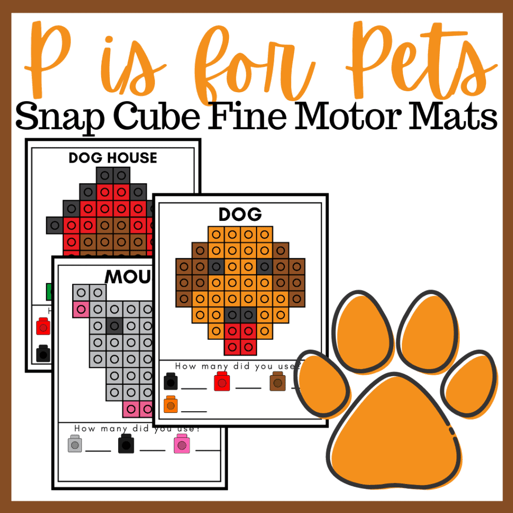 pets-snap-cubes-tpt-1024x1024 Dog Preschool Number Worksheets