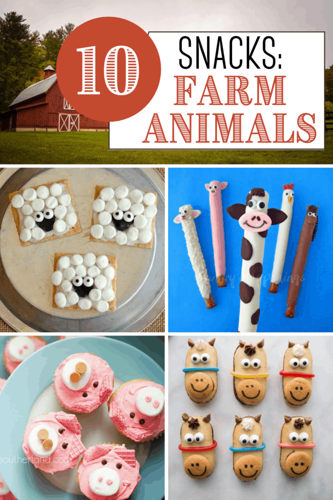 15 Adorable Farm Animal Snacks Preschoolers Will Love