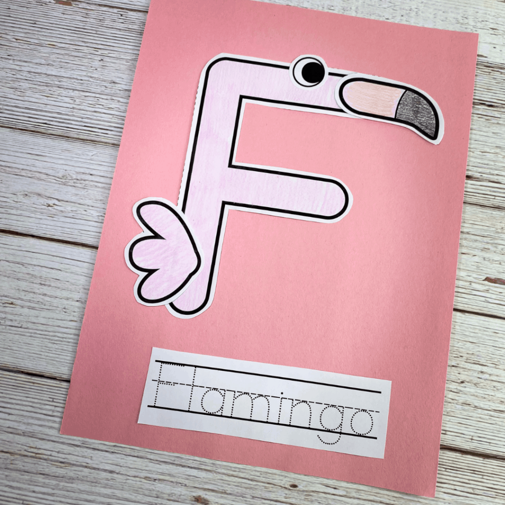 flamingo-1024x1024 Animal Alphabet Letters