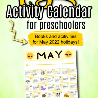 May Preschool Activity Calendar
