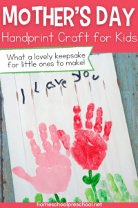 Handprint Mothers Day Craft
