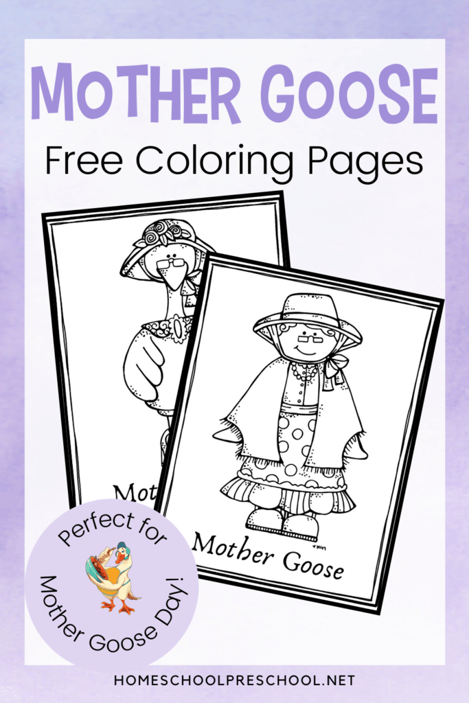 mother-goose-1-683x1024 Mother Goose Coloring Pages