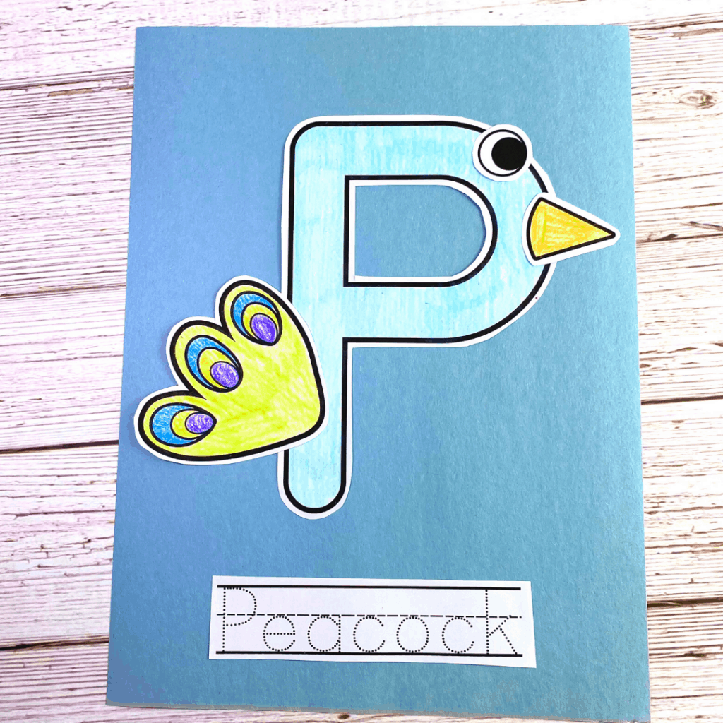 peacock-1024x1024 Animal Alphabet Letters