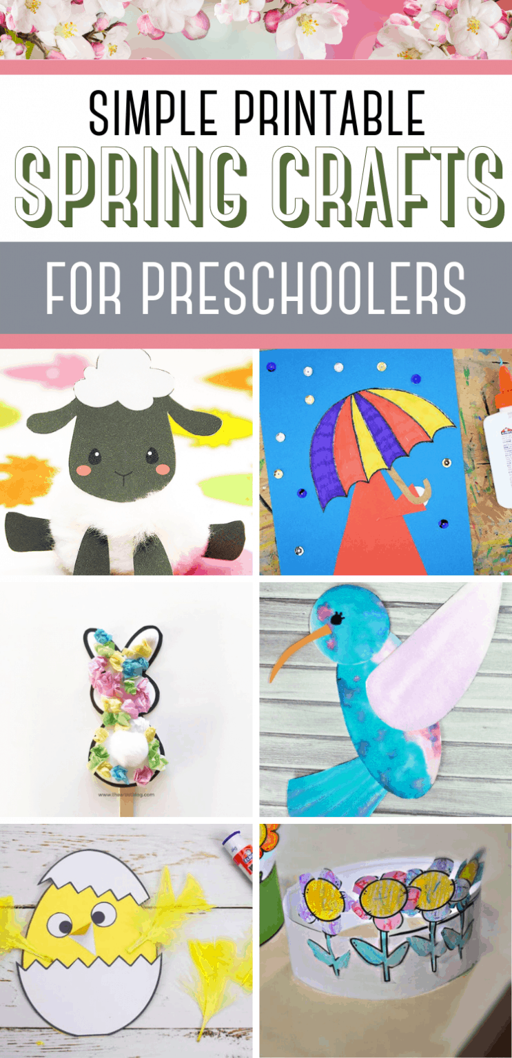 10 Exciting Printable Spring Crafts for Preschoolers