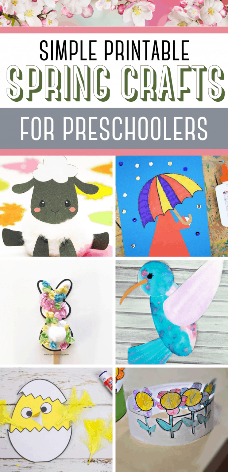 10 Exciting Printable Spring Crafts For Preschoolers
