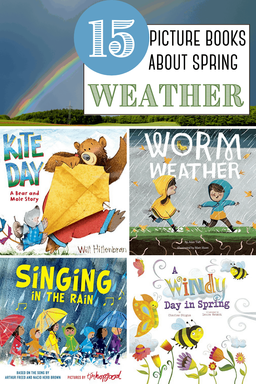 Spring Weather Books for Preschoolers