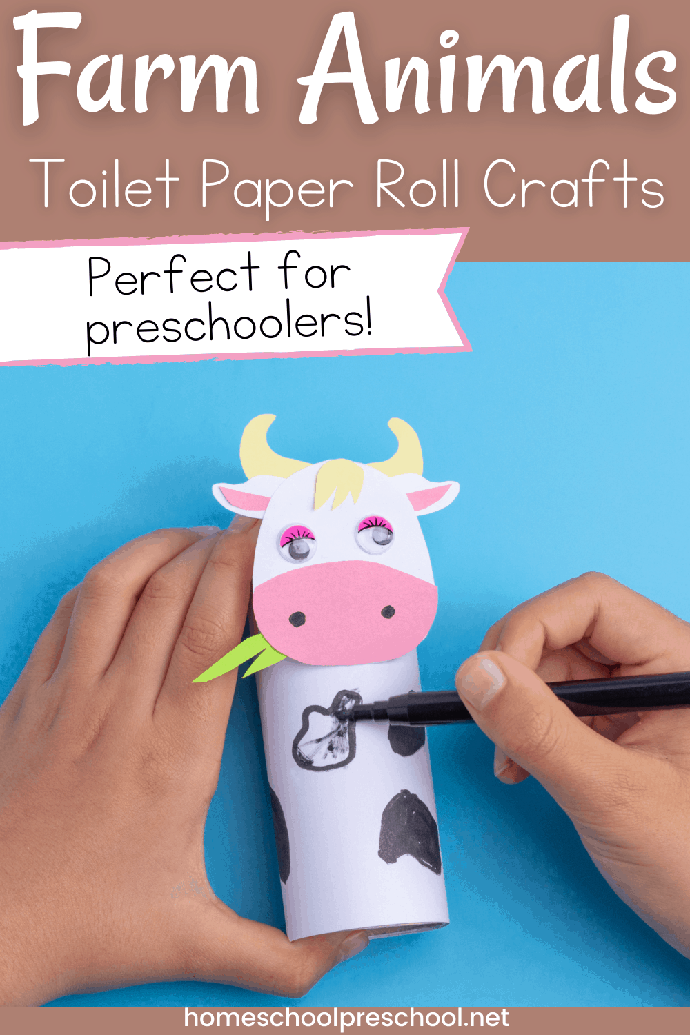 Toilet Paper Roll Farm Animal Crafts