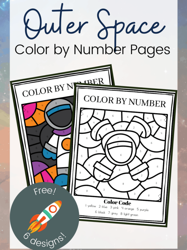 Space Color By Number Story