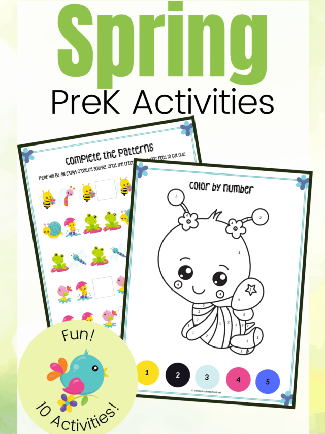 Spring Activities for Preschoolers Story