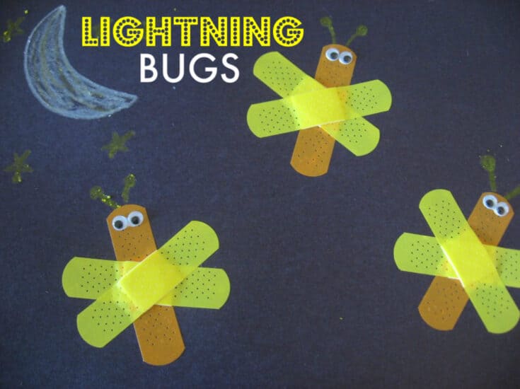 Lightning-Bug-Craft-735x550 Camping Crafts for Preschoolers