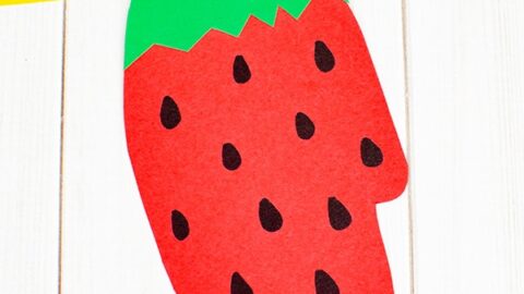 Strawberry-Paper-Craft-480x270 Paper Crafts for Preschoolers