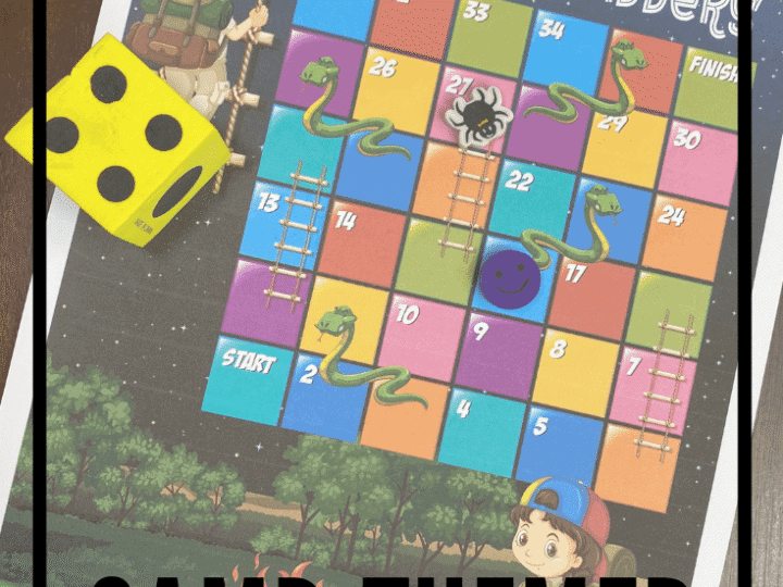 Image for Camping Snakes and Ladders Game