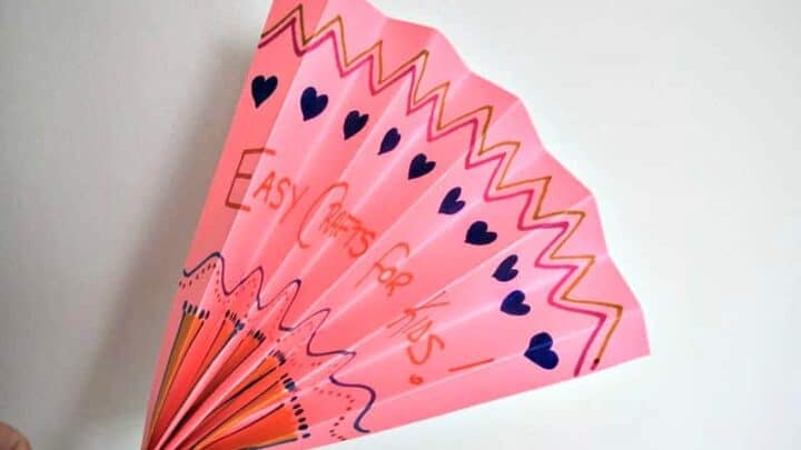 folded-paper-fan-720x405 Paper Crafts for Preschoolers