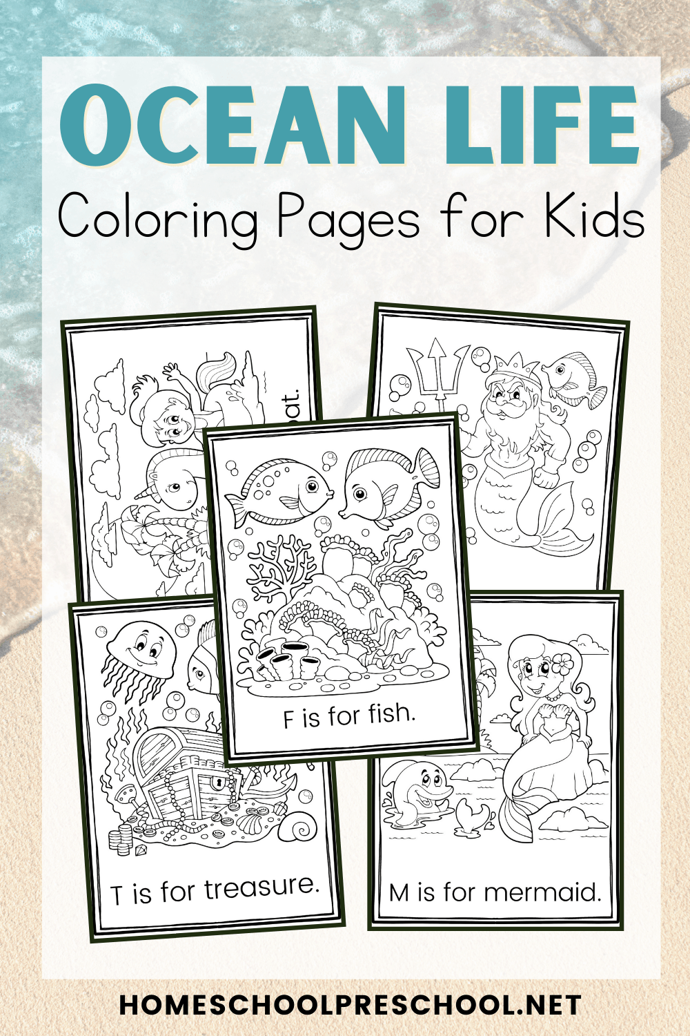 Ocean Life Coloring Pages