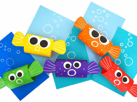 Image for Paper Loop Pufferfish Craft
