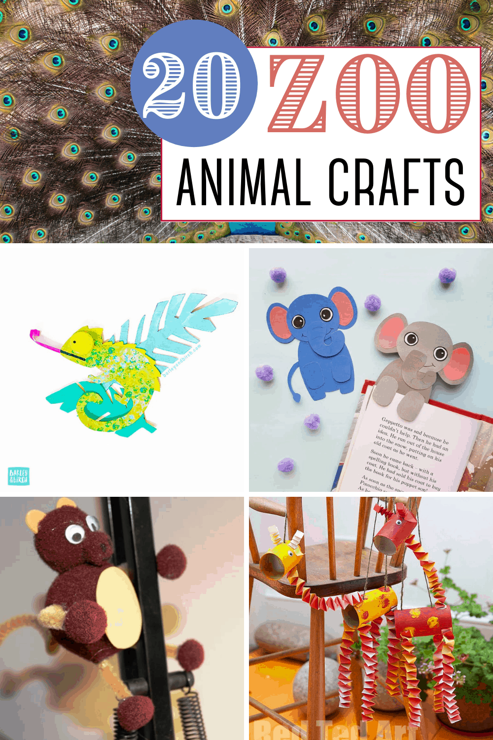 20 Adorable Zoo Animal Crafts for Preschoolers to Make