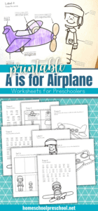 Printable Airplane Activities for Preschoolers