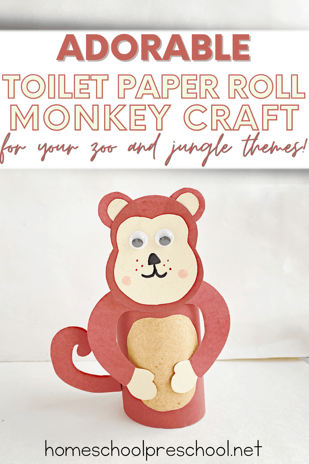 monkey-craft-1 Toilet Paper Roll Monkey Craft