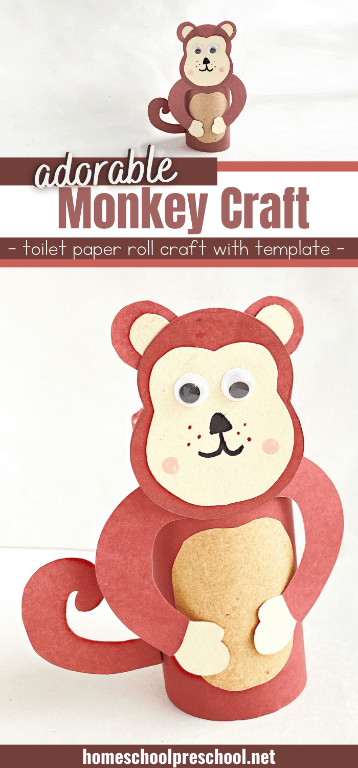 monkey-craft-2 Toilet Paper Roll Monkey Craft