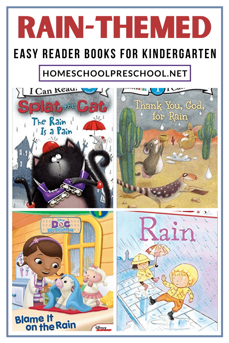 Books About Rain for Kindergarten