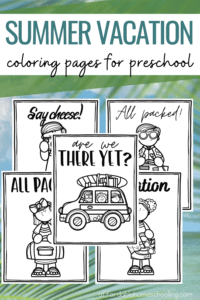 Summer Vacation Coloring Pages