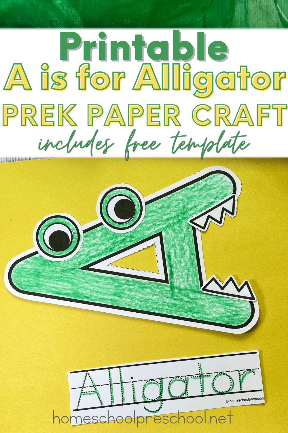 alligator-craft-1 Alligator Craft for Kids
