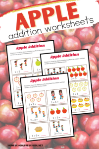 Apple Addition Worksheets